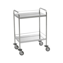 Guéridon En Inox 2 Plateaux