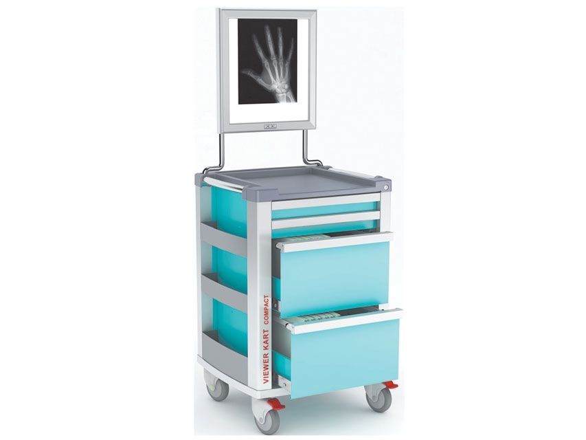 Chariot Pour Dossiers Médicaux Avec Négatoscope